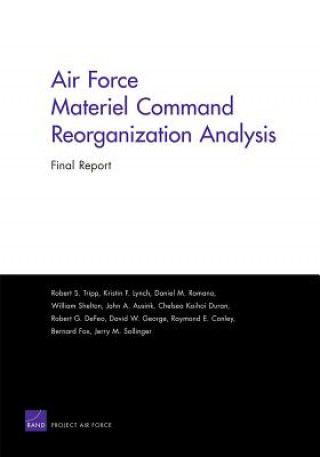 Książka Air Force Materiel Command Reorganization Analysis Bernard Fox