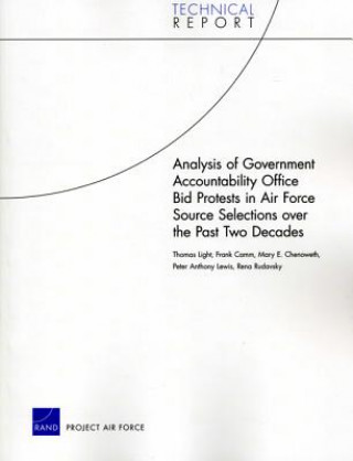 Carte Analysis of Government Accountability Office Bid Protests in Air Force Source Selections Over the Past Two Decades Rena Rudavsky