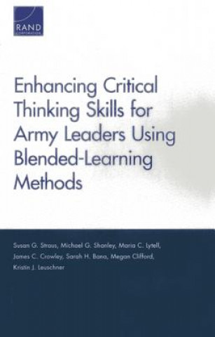 Carte Enhancing Critical Thinking Skills for Army Leaders Using Blended-Learning Methods Susan G. Straus