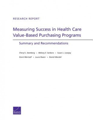 Knjiga Measuring Success in Health Care Value-Based Purchasing Programs Daniel Mandel