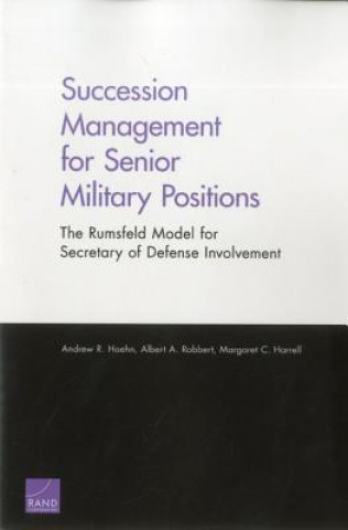 Kniha Succession Management for Senior Military Positions Andrew R Hoehn