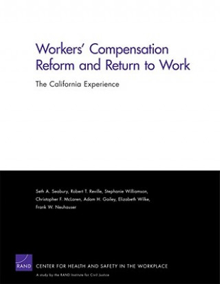 Kniha Workers Compensation Reform & Return to Adam H Gailey