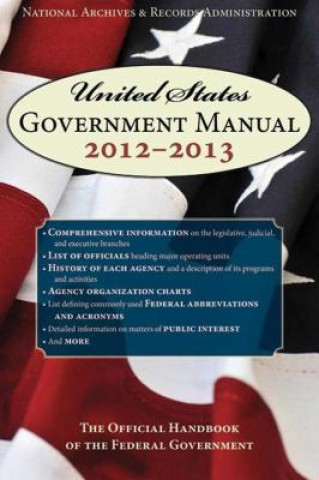 Kniha United States Government Manual 2013 National Archives & Records Administration