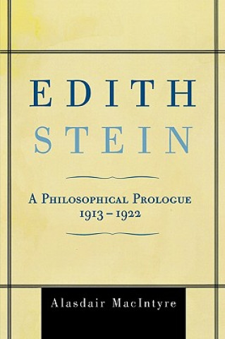 Könyv Edith Stein Alasdair MacIntyre