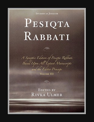 Book Pesiqta Rabbati Rivka Ulmer