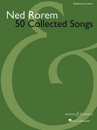 Книга 50 COLLECTED SONGS NED ROREM