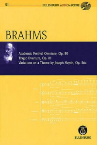 Książka ACADEMIC FESTIVAL OUVERTURE TRAGIC OUVER Johannes Brahms