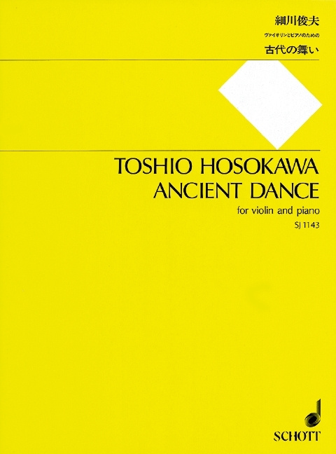 Książka ANCIENT DANCE TOSHIO HOSOKAWA