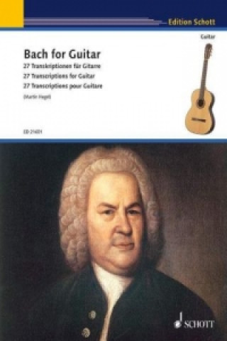 Kniha Bach for Guitar Johann Sebastian Bach