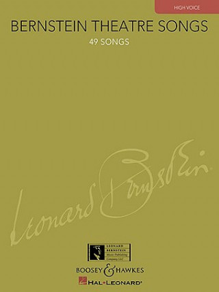 Kniha BERNSTEIN THEATRE SONGS LEONARD BERNSTEIN