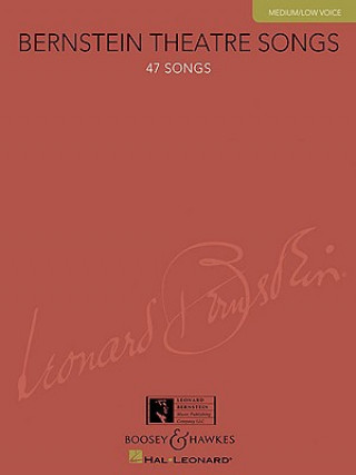 Książka BERNSTEIN THEATRE SONGS LEONARD BERNSTEIN