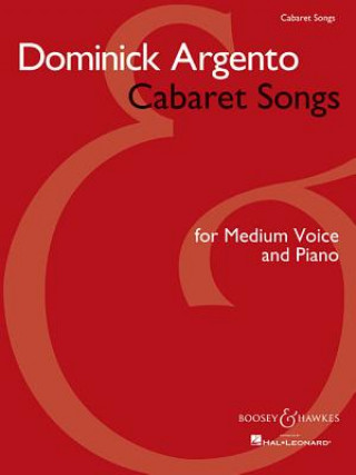 Kniha CABARET SONGS DOMINICK ARGENTO