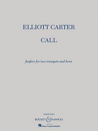 Książka CALL ELLIOTT CARTER