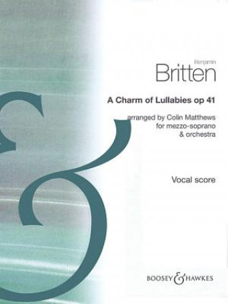 Carte Charm of Lullabies Benjamin Britten