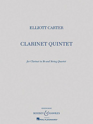 Carte CLARINET QUINTET ELLIOTT CARTER