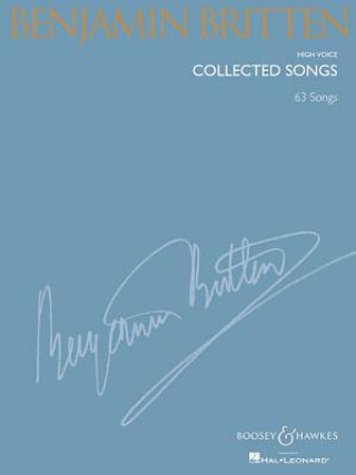 Book Collected Songs Benjamin Britten