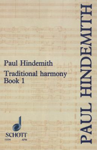 Βιβλίο CONCENTRATED COURSE IN TRADITIONAL HARMO Paul Hindemith