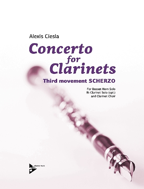 Carte CONCERTO FOR CLARINETS ALEXIS CIESLA
