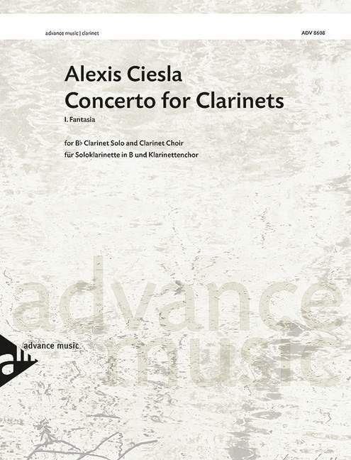Book CONCERTO FOR CLARINETS ALEXIS CIESLA