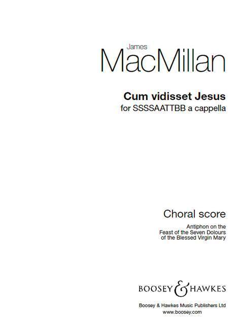 Buch CUM VIDISSET JESUS JAMES MACMILLAN