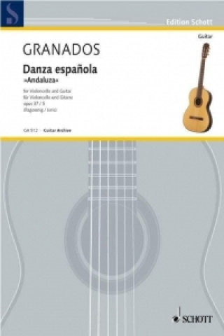 Könyv DANZA ESPAOLAANDALUZA OP 375 Enrique Granados