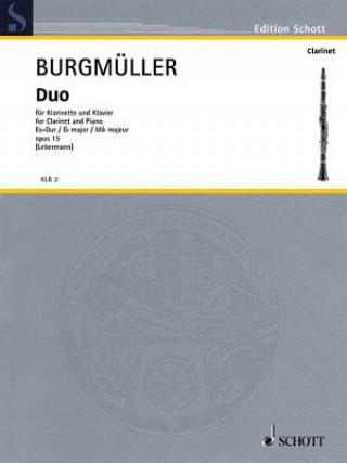 Livre DUO EB MAJOR OP 15 NORBERT BURGMUELLER