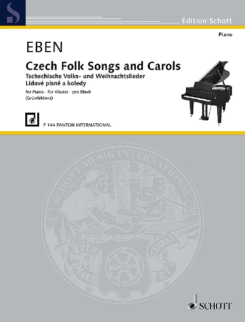 Könyv FOLK SONGS & CAROLS FOR PIANO IN A EASY PETR EBEN
