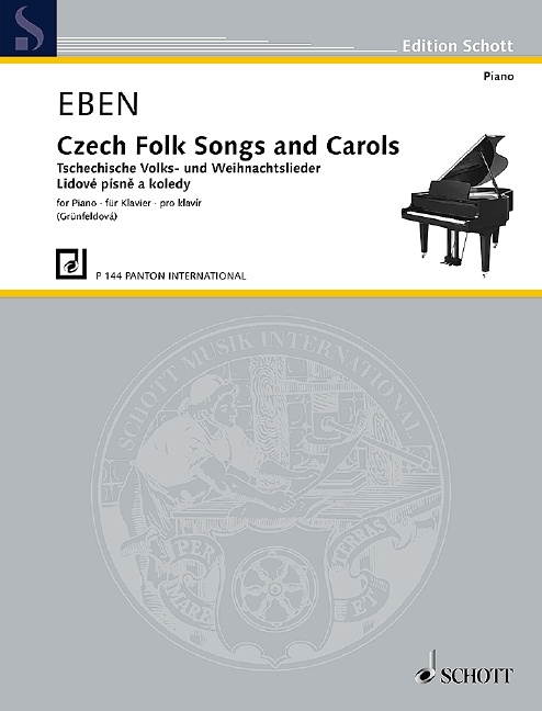 Kniha FOLK SONGS & CAROLS FOR PIANO IN A EASY PETR EBEN