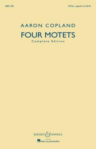 Book FOUR MOTETS AARON COPLAND