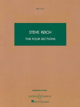Knjiga FOUR SECTIONS STEVE REICH
