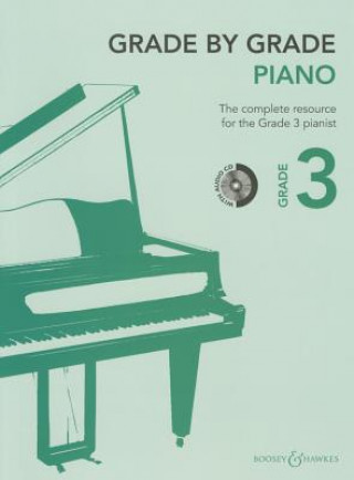 Książka Grade by Grade - Piano, Grade 3 + CD Hal Leonard Corp