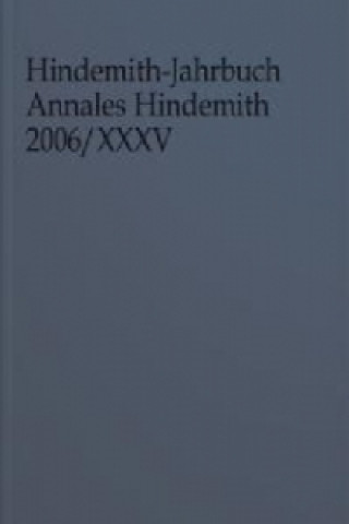 Libro Hindemith-Jahrbuch 