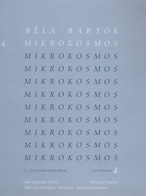 Buch MIKROKOSMOS VOL 4 BELA BARTOK