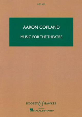 Könyv MUSIC FOR THE THEATRE AARON COPLAND