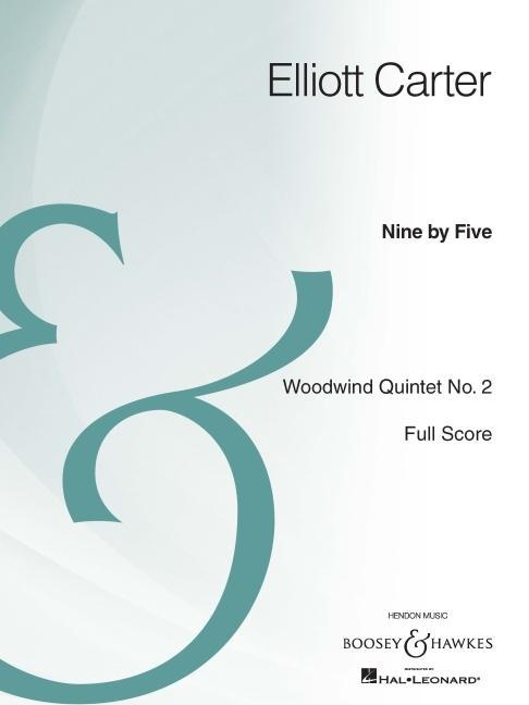 Könyv NINE BY FIVE ELLIOTT CARTER
