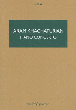 Libro PIANO CONCERTO ARAM KHACHATURIAN