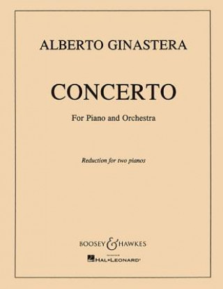 Carte PIANO CONCERTO NO 1 OP 28 ALBERTO GINASTERA