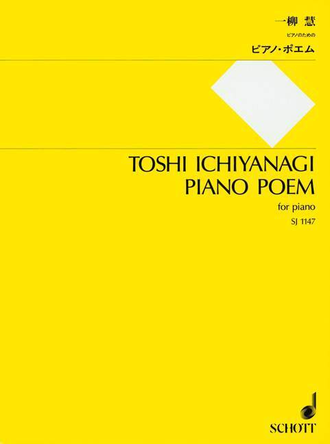 Kniha PIANO POEM TOSHI ICHIYANAGI