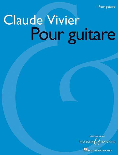 Knjiga POUR GUITARE CLAUDE VIVIER