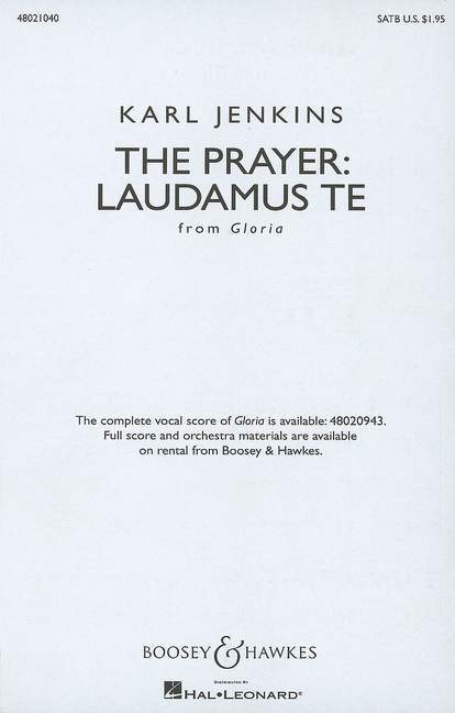 Βιβλίο PRAYER LAUDAMUS TE KARL JENKINS