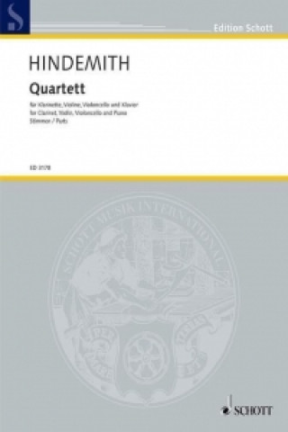 Knjiga QUARTET Paul Hindemith