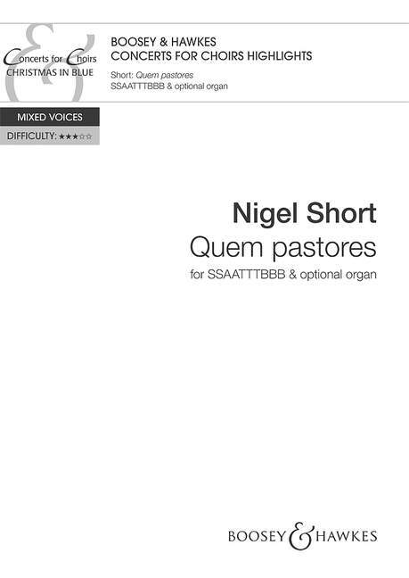 Book QUEM PASTORES NIGEL SHORT