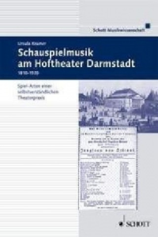 Libro SCHAUSPIELMUSIK AM HOFTHEATER IN DARMSTA URSULA KRAMER