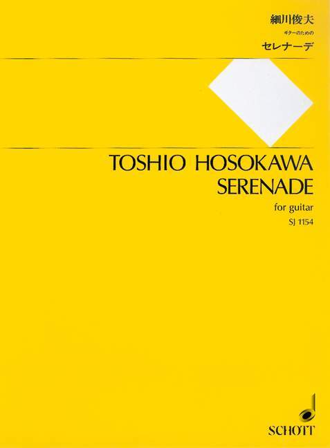 Livre SERENADE TOSHIO HOSOKAWA