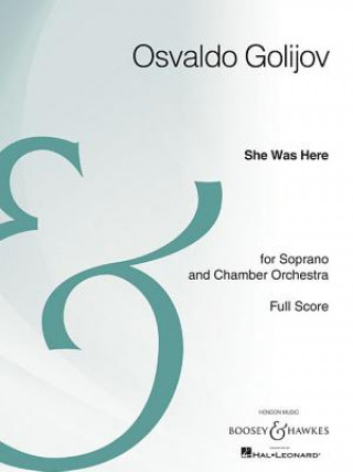 Livre SHE WAS HERE OSVALDO   S GOLIJOV