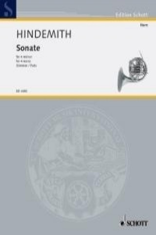 Knjiga SONATA Paul Hindemith
