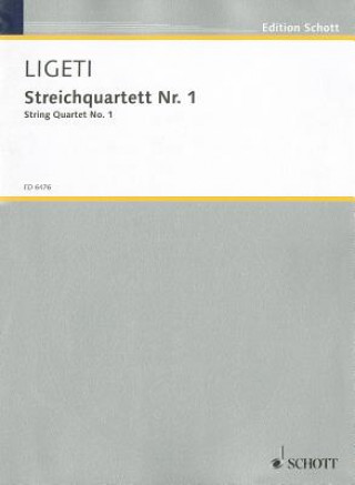 Knjiga STRING QUARTET NO 1 GY RGY LIGETI