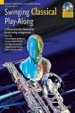 Książka Swinging Classical Play-along for Tenor Sax Mark Armstrong