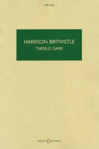 Book Theseus Game SIR HARR BIRTWISTLE