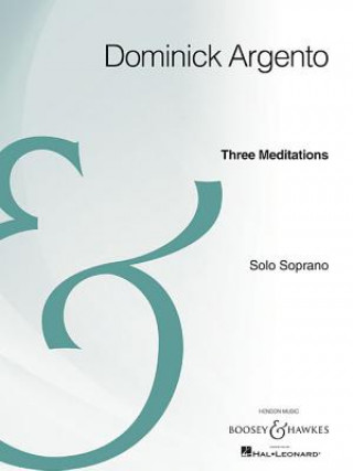 Knjiga THREE MEDITATIONS DOMINICK ARGENTO